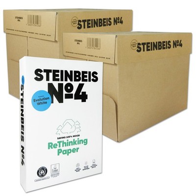 Steinbeis No 4 - Recycling ISO 100 (Blauer Engel) Papier A4 5.000 Blatt 80 g/m² 