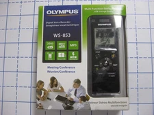 New Olympus WS-853 Ditigal Voice Recorder, 66 hr, more w/ SD Card (not included)