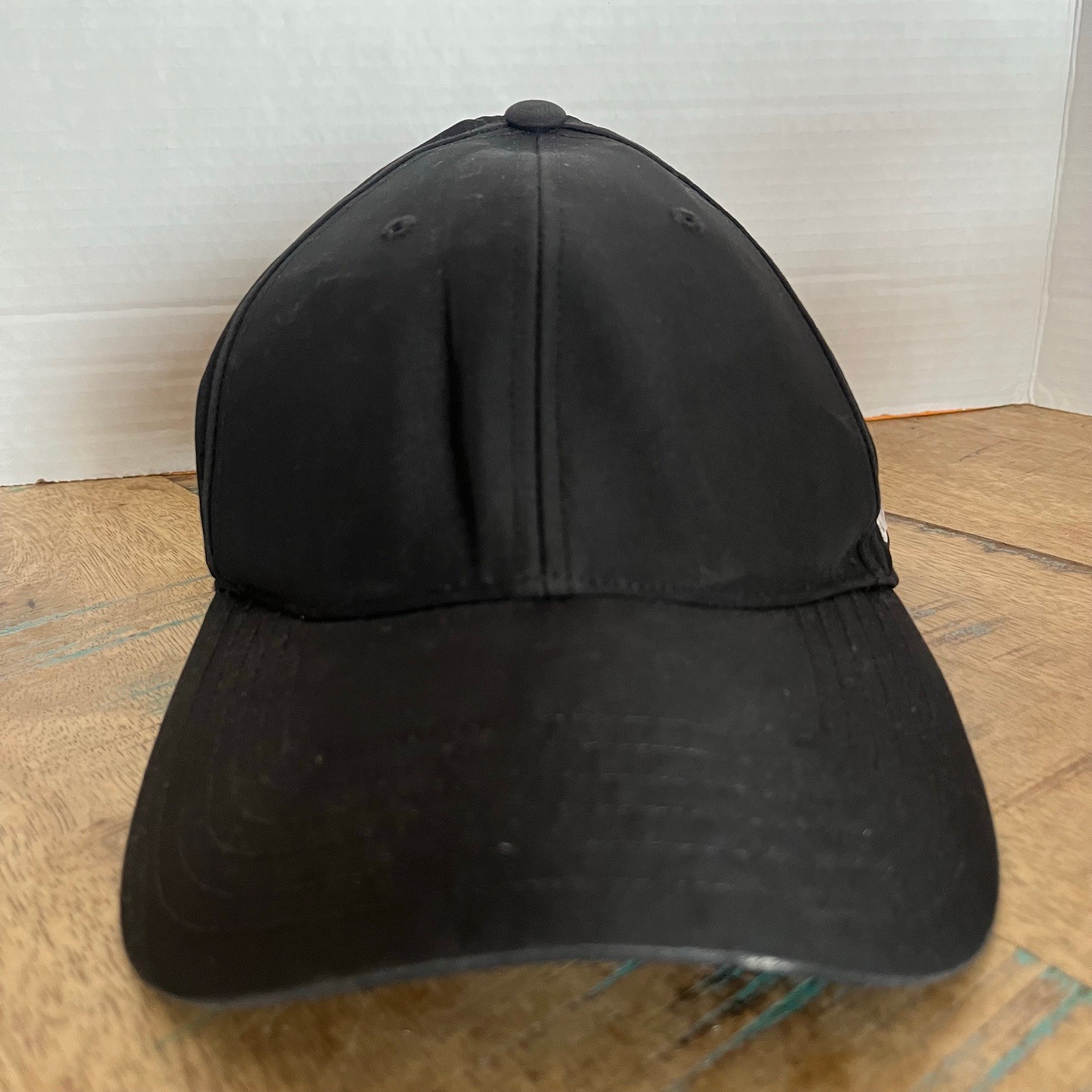 Solid Plain Black Adidas Hat Adjustable Adult Siz… - image 1