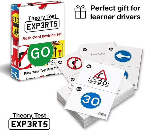 Theory Test Experts 128 Road Signs Flash Cards 2025 (Flashcards) - Picture 3 of 6