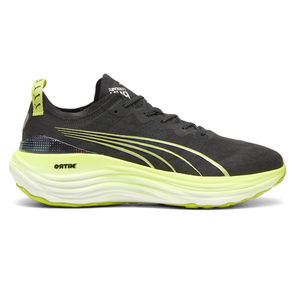 Scarpe da ginnastica PUMA Foreverrun Nitro Psychedelic Rush Running Uomo Nero Verde