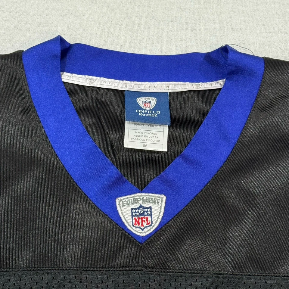 VTG Reebok ON-Field Baltimore Ravens Black Jersey Joe Flacco #5 Men’s Size 56 - Image 3 of 4