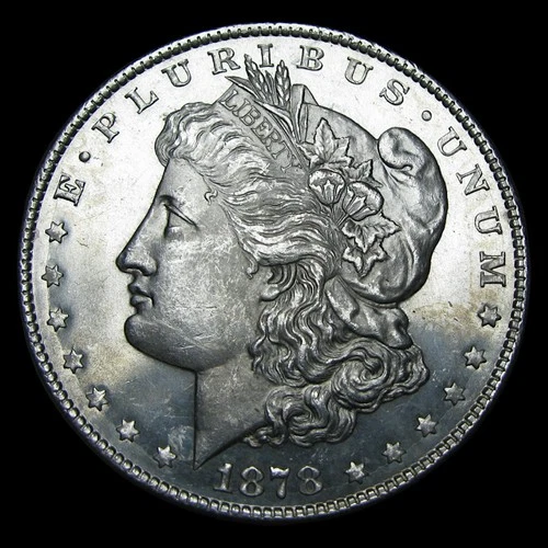 1878 8 TF Morgan Silver Dollar Silver ---- Gem BU PL Coin ---- #PP489