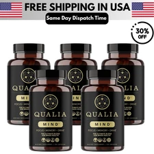 Qualia Mind Brain 2.0 Supplement Nootropics - 120 Capsules 5 PACK USA.