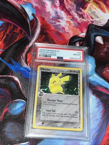 Pikachu (Delta Species) 93/92 Legend Maker Holo PSA 8
