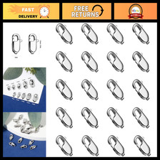 13MM Stainless Steel Lobster Clasps - 20PCS Bulk for DIY Jewelry Making, Crafts