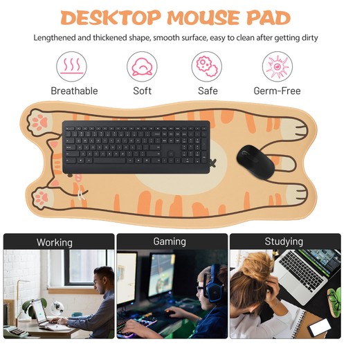 Cartoon Animal Mouse Pad Büro Tastatur Und Mauspad Schreibtischunterlage Süß - 第 8/12 張圖片