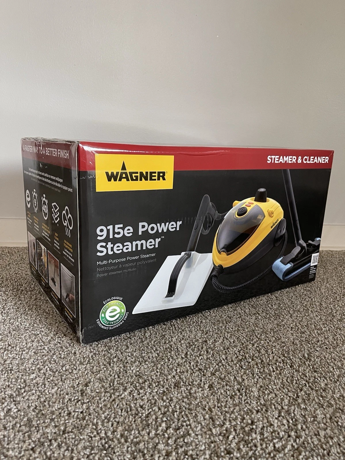 Wagner 915E Steam Cleaner + 14 Attachments - Power Steamer
Opens in a new window or tab