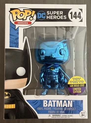 Batman DC Super Heroes Funko Pop #144 Toy Tokyo Exclusive Limited Edition 2017