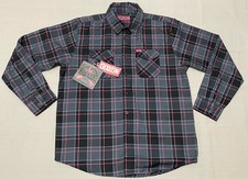 Dixxon Electric Snap-On Pink Black Breast Cancer Awareness Button Up Shirt XL