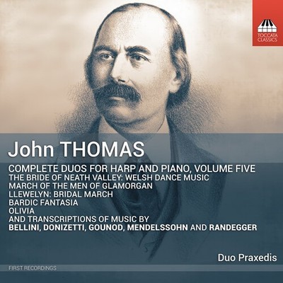 Duo Praxedis: Praxed - Thomas: Complete Duos for Harp & Piano, Vol. 5 [Used Very