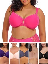 Elomi Charley Bra T-Shirt Moulded Spacer Underwired Lace Plus Size Bras Lingerie