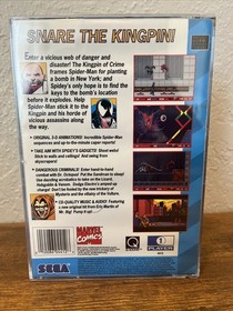 Amazing Spider-Man vs. The Kingpin (Sega CD, 1993) CIB With Reg Card Tested
