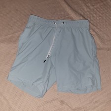 Onia XL Mens The Charles Swim Trunks Ice Green 7" NWOT
