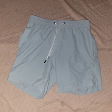 Onia XL Mens The Charles Swim Trunks Ice Green 7" NWOT 