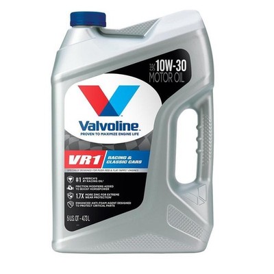 High Performance Racing Motor Oil 10W30 5QT Zinc Protects Reduces Friction New