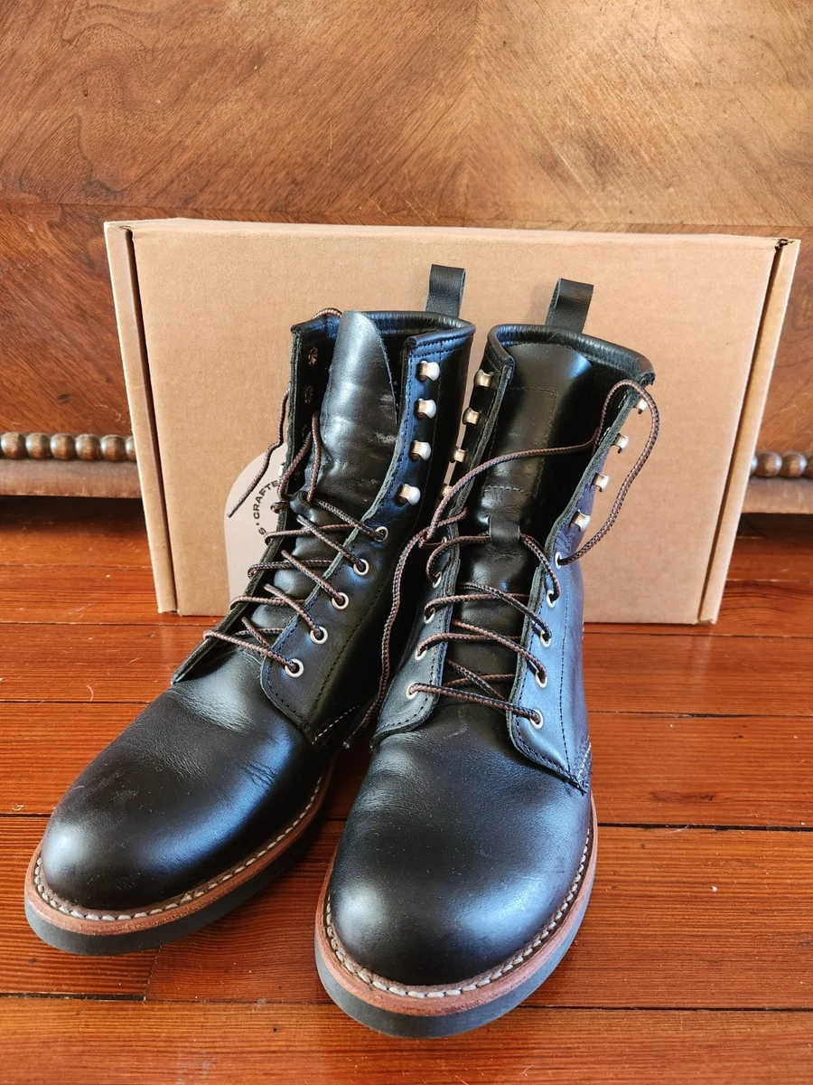 RED WING ブラックレザー ブーツ 25+ Red Wing Shoes Black Low (1-1.9 in) Heel Height Boots for