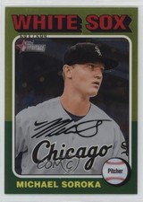 2024 Topps Heritage High Number Chrome /699 Mike Soroka Michael Soroka #69 1f3g