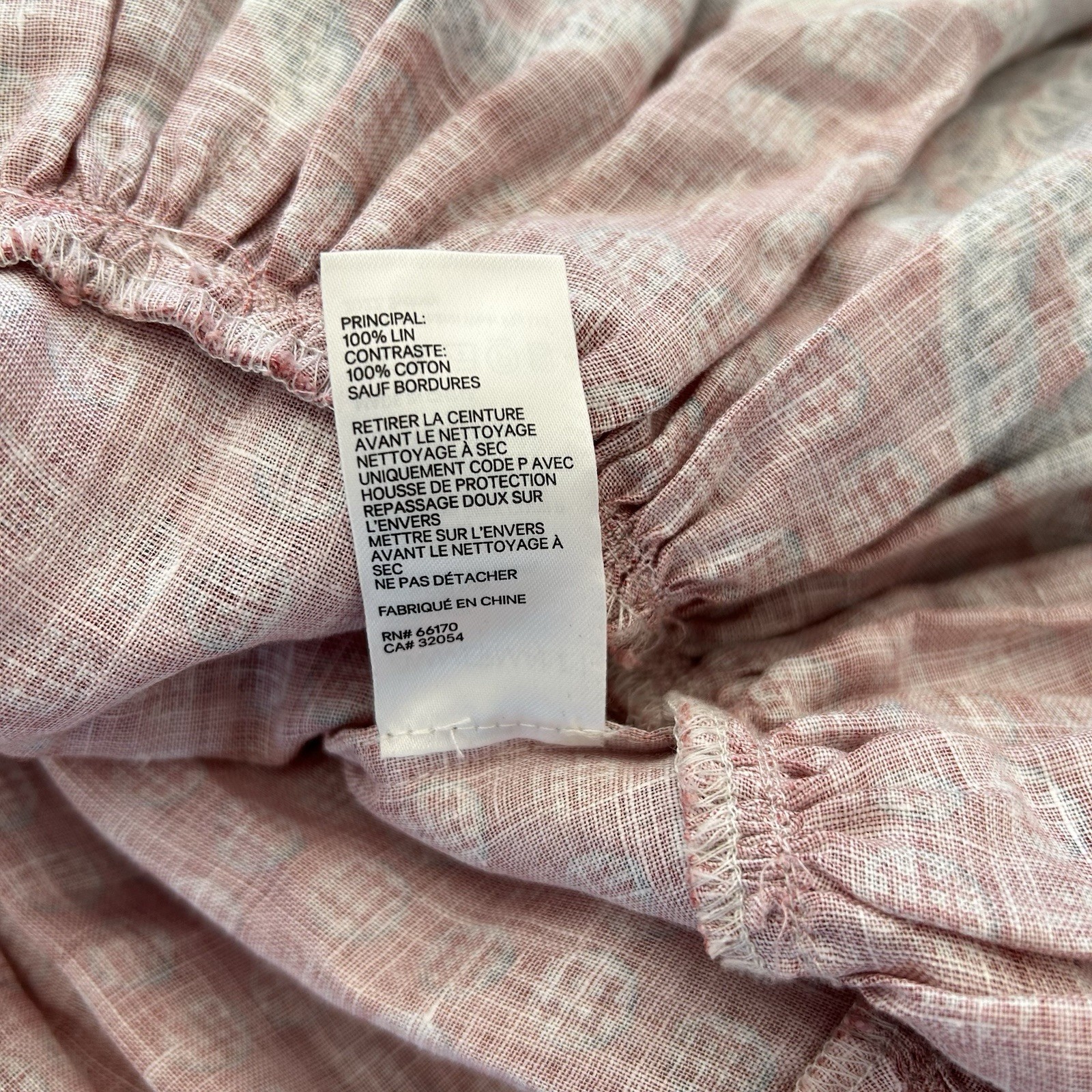 Zimmermann Vitali Tiered Hem Mini Dress Size 0 AU 8/US 4 Red Paisley Linen Belt