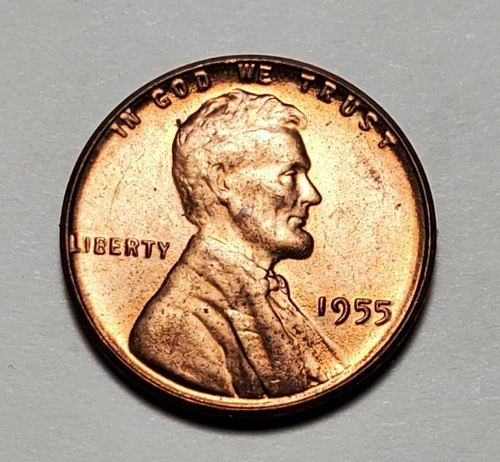 1955 P LINCOLN WHEAT PENNY UNC #P3128