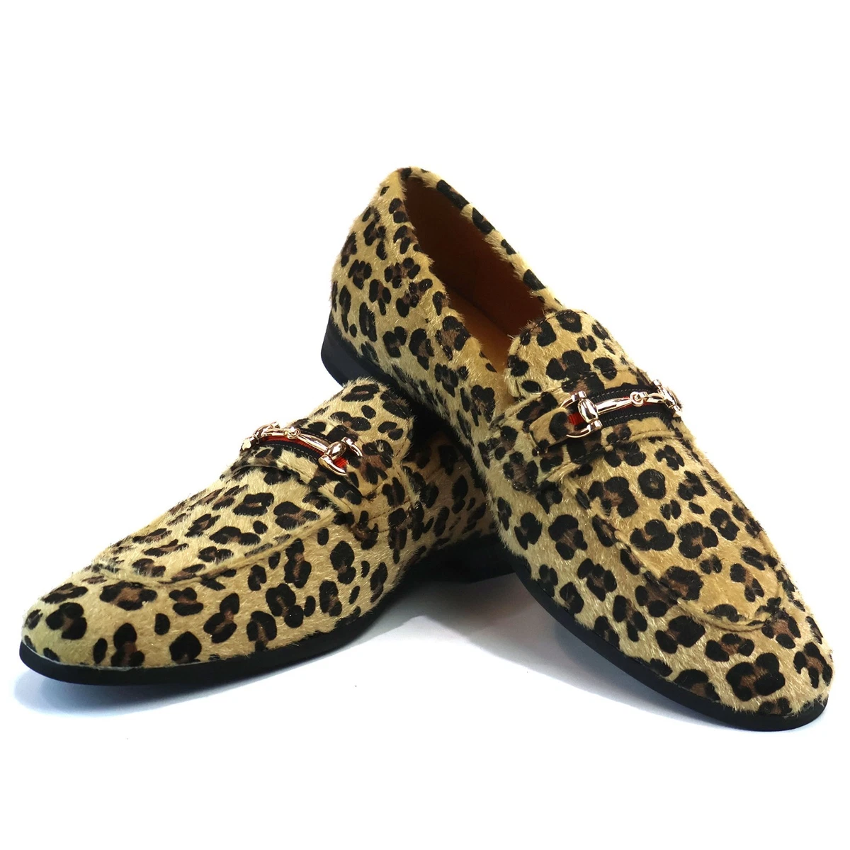 mens leopard loafers products for sale | eBay display picture 2