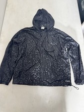 Victoria Secret Pink Hoodie Jacket Leopard Black XS