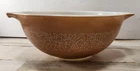 Vintage Pyrex Woodland Tan Cinderella Mixing Bowl  #443 2.5qt