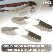 Set of 4X Door Interior Pull Handle Strap End Cap For Lincoln Town Car 2003-2011
