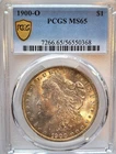 1900-O PCGS MS-65 Gold Shield Obverse Toned Choice Morgan Silver Dollar #333.