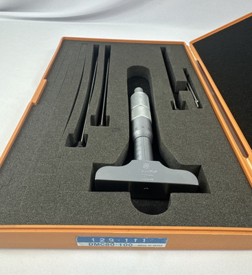 Mitutoyo Depth Gauge Micrometer DMC60-100 129-111 Made In Japan