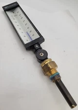 Weksler Glass Thermometer Corp WGTC Thermometer 10" 20-180 PSI Range 6" Stem
