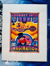2024 Disney Parks Figment Epcot Dreamfinder Print 14x18