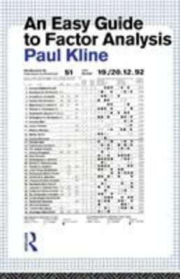 An Easy Guide to Factor Analysis by Paul Kline (1993, UK-B Format Paperback)