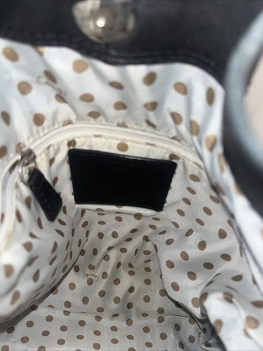Coach Shoulder Length Purse Polka Dot J0969-14502 Black - Picture 8 of 10