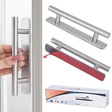 Selfstick Instant Cabinet Drawer Pulls 6" Stainless Steel Drawer Push Pull Handl