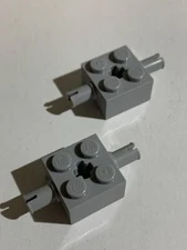LEGO Parts 30000 (2pcs) Brick, Modified 2 x 2 w Pins & Axle Hole Choose Color