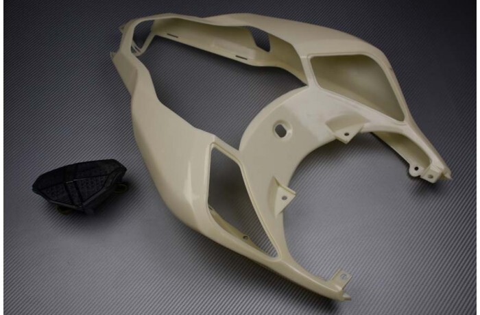 Carénage arrière non peint DUCATI SBK 848 pièce de rechange et feu LED teinté