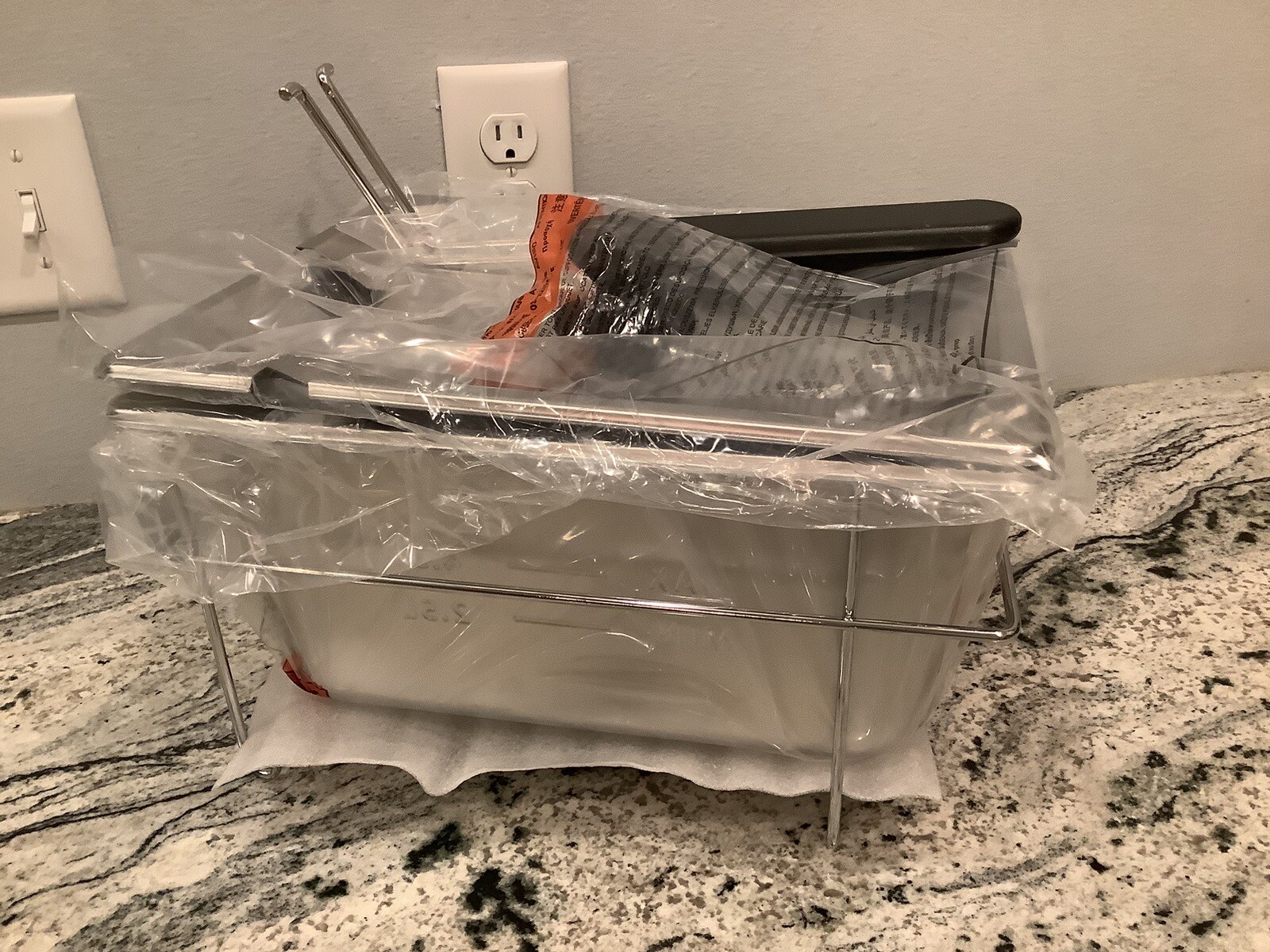 BLACKSTONE Fry Basket Accessory Deep Fryer Mesh Basket w Lid New No