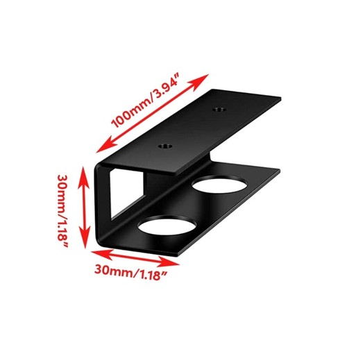 Laptop Storage Stand Under Desk Holder Laptop Storage Shelf Metal Rack - Afbeelding 7 van 7