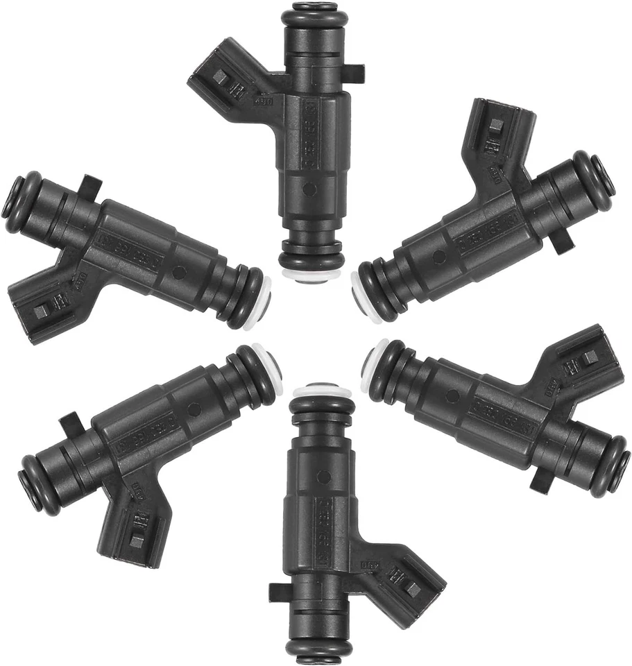 Inyector de combustible 6 piezas para Buick Rendezvous 2005 2006 Cadillac STS 3,6 L V6 Foto 3 de 4