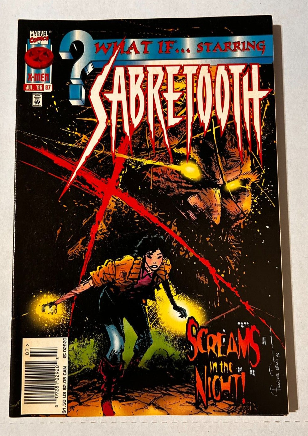 WHAT IF ...? STARRING SABRETOOTH #87 (MARVEL 1996)  APP. JUBILEE