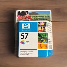HP 57 Tri-color Printer Ink Genuine No Box New Photosmart 100 130 7150 7350 7550