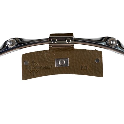 Snareweight M1b Leder Snare Drum Dämpfungssystem in Braun