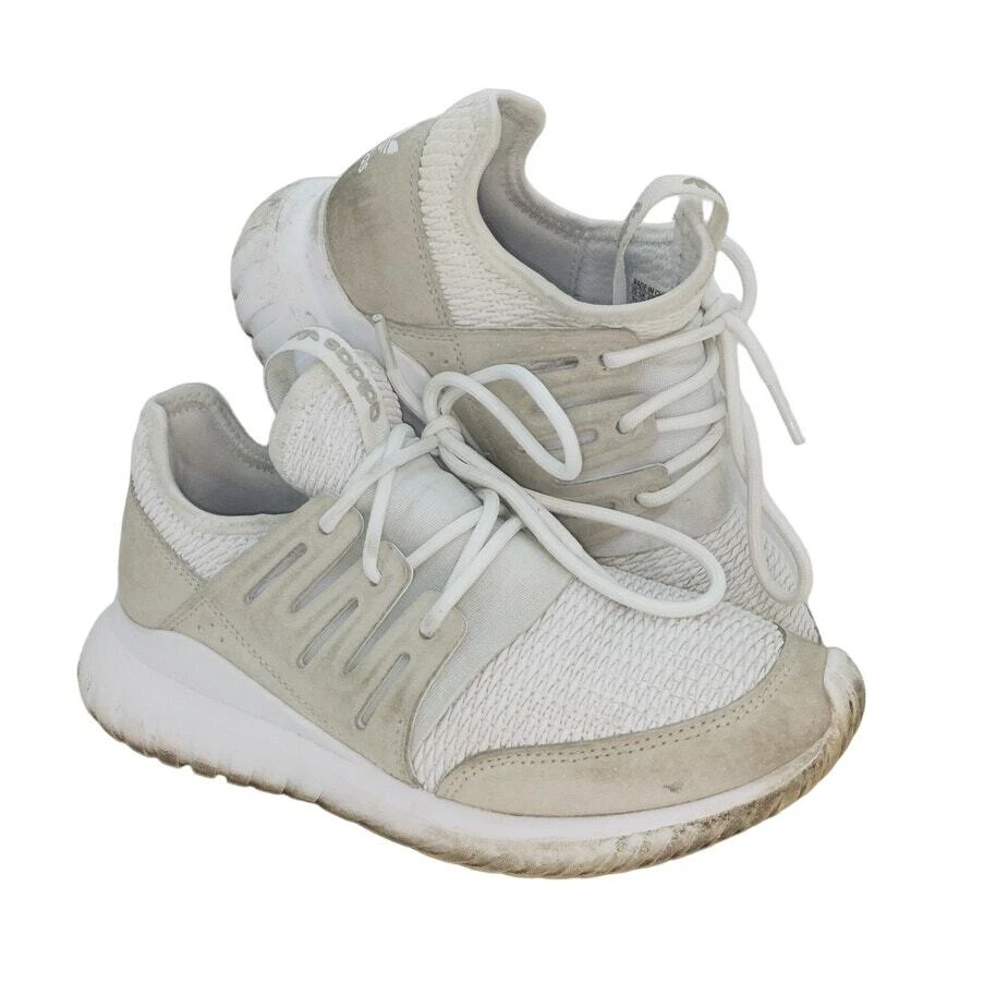 adidas Tubular Radial White Light Grey for Sale | Authenticity Guaranteed |  eBay