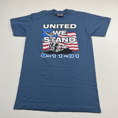 Vtg Single Stitch T Shirt Mens XS/S 9/11 September 11 United Patriotic American - Picture 8 of 8