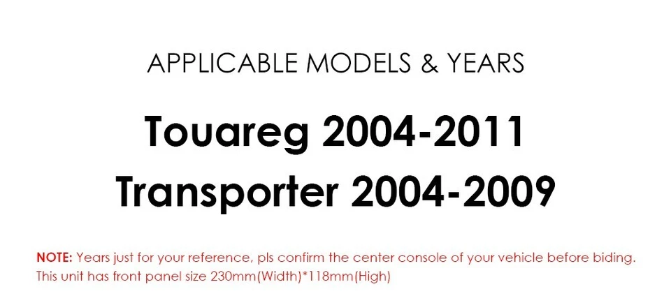 Para VW Touareg 2004-2011 7" Carplay/Android Auto Coche Estéreo Radio GPS Navegación RDS Foto 4 de 4