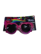 TROLLS PRINCESS POPPY DREAMWORKS Girls 100 UV Shatter Resistant Sunglasses NWT
