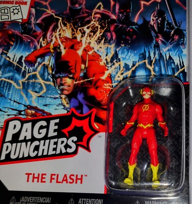 The Flash FLASHPOINT #1 Geoff Johns McFarlane Page Punchers 3'' figure & comic