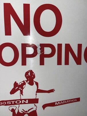 #ad Official Boston Marathon Route No Stopping Sign Running Enthusiast Gift 26.2 $26.20