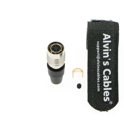 HR10A-7P-6S Hirose 6Pin Female Connector Plug for Basler GIGE AVT CCD DIY Direct